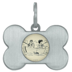 Placa Para Mascotas Viaje de pesca