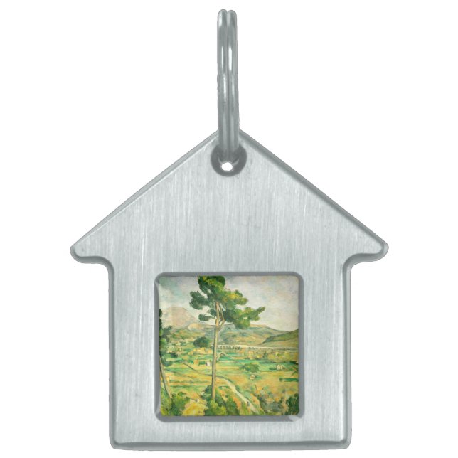 Placa Para Mascotas Victoire y el Viaducto Paul Cezanne (Frente)