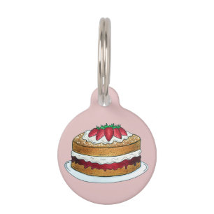 Placa Para Mascotas Victoria Sandwich Sponge Cake UK Pastelería Britán