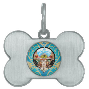 Placa Para Mascotas Villa Tiki