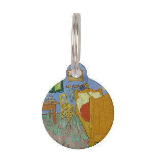 Placa Para Mascotas Vincent Van Gogh El Dormitorio