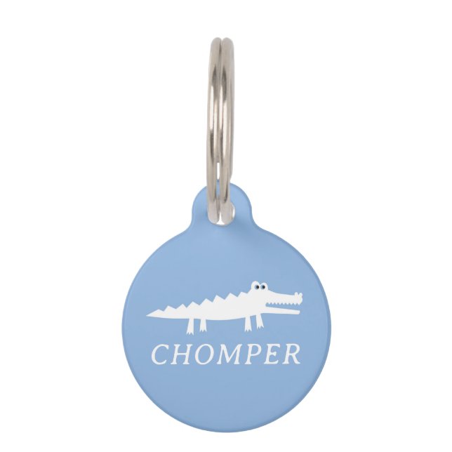 Placa Para Mascotas Vinculador blanco (Anverso)