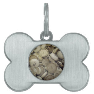 Placa Para Mascotas Vintage Knobs de porcelana fría y caliente