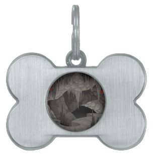 Placa Para Mascotas violin skeleton