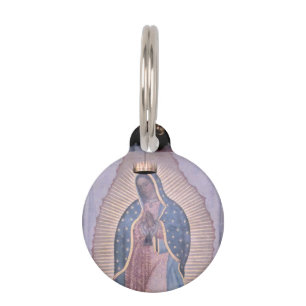 Placa Para Mascotas Virgen de Guadalupe
