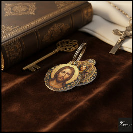 Placa Para Mascotas Virgen María Reverencia Dorada