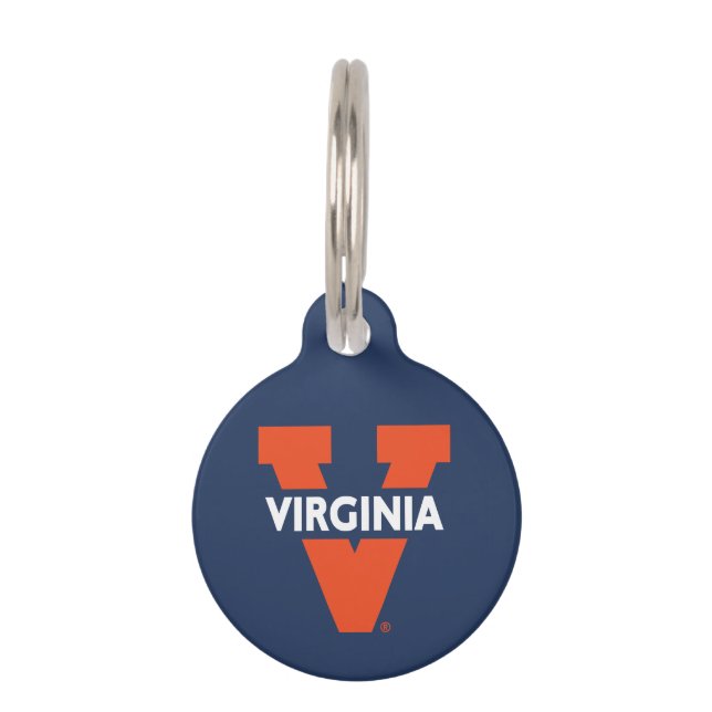 Placa Para Mascotas Virginia Split V (Anverso)