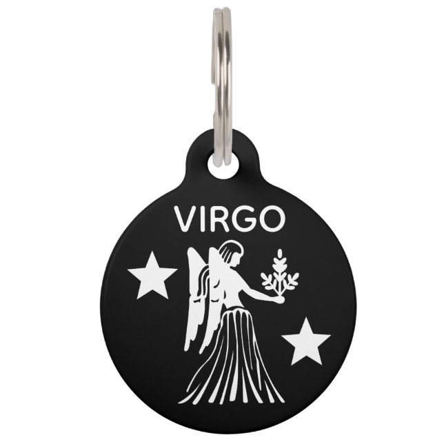Placa Para Mascotas Virgo (Anverso)