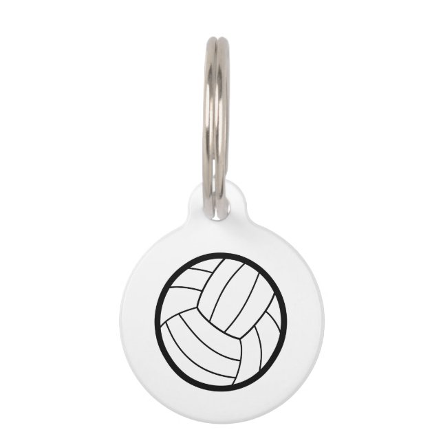 Placa Para Mascotas Voleibol (Anverso)