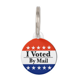 Placa Para Mascotas Voté Por Correo