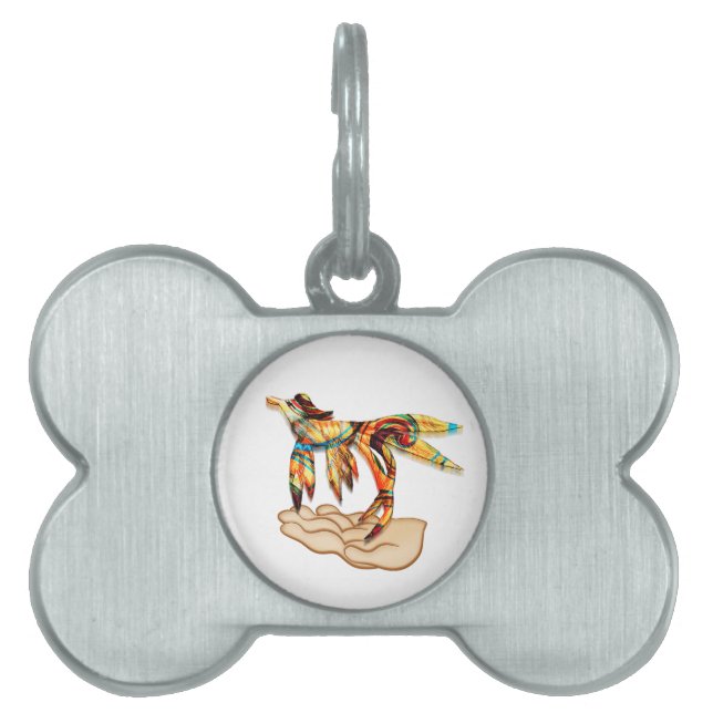 Placa Para Mascotas Vuelo (Frente)
