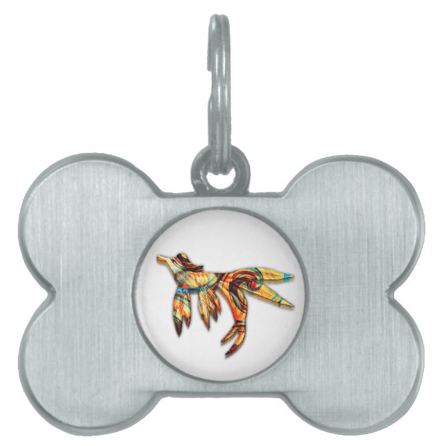 Placa Para Mascotas Vuelo (Frente)