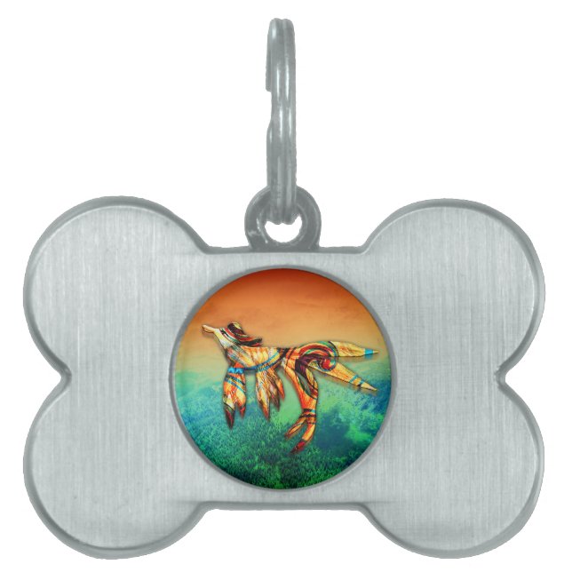 Placa Para Mascotas Vuelo (Frente)