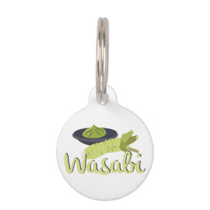 Placa Para Mascotas Wasabi