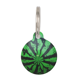 Placa Para Mascotas Watermelon Football / Soccer Ball
