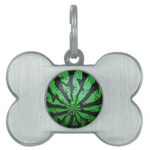 Placa Para Mascotas Watermelon Football / Soccer Ball