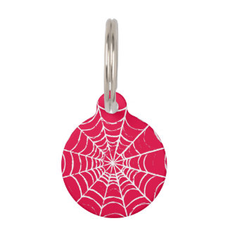 Placa Para Mascotas Web rosa