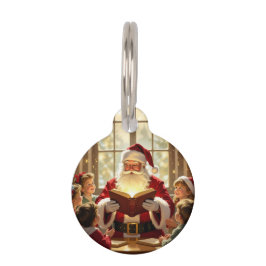 Placa Para Mascotas „Weihnachtliche Harmonie“