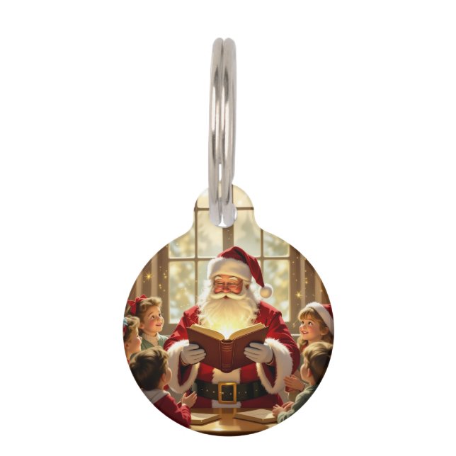 Placa Para Mascotas „Weihnachtliche Harmonie“ (Anverso)