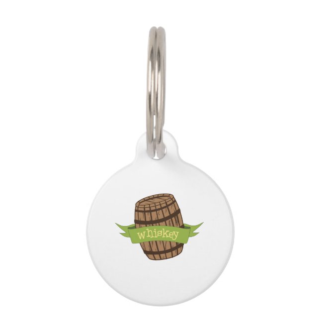 Placa Para Mascotas Whisky (Anverso)
