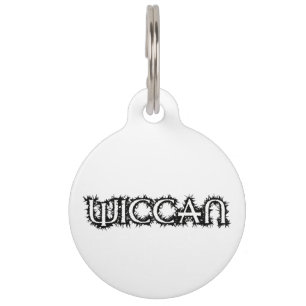 Placa Para Mascotas Wiccan