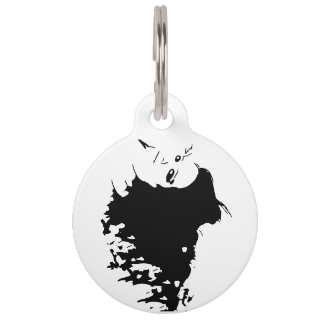 Placa Para Mascotas Wicks Mane (Reverso)