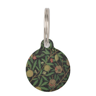 Placa Para Mascotas William Morris Pomegranate Classic Fruit
