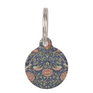 Placa Para Mascotas William Morris Tudor Rosa Wallpaper
