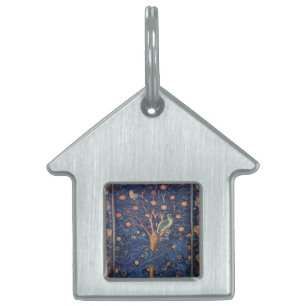Placa Para Mascotas William Morris Woodpecker Tapestry Arts & Crafts