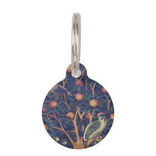Placa Para Mascotas William Morris Woodpecker Tapestry Arts & Crafts
