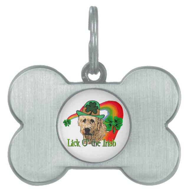Placa Para Mascotas Wolfhound St Patrys (Frente)
