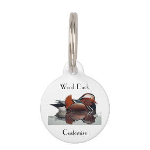 Placa Para Mascotas Wood Duck Thunder_Cove 