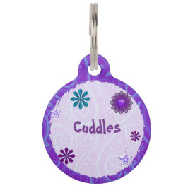 Placa Para Mascotas Wysteria Joyas 3D PERSONALIZADO
