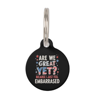 Placa Para Mascotas ¿Ya somos geniales? Porque yo me siento avergonzad