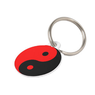 PLACA PARA MASCOTAS "YIN YANG "