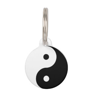 PLACA PARA MASCOTAS "YIN YANG "