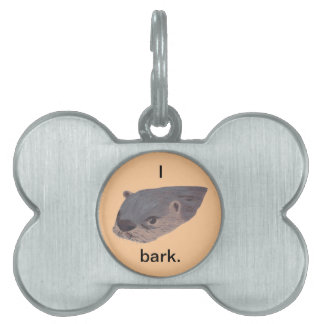 Placa Para Mascotas Yo digo, debería, ladrar, etiqueta de perro mascot