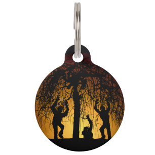 Placa Para Mascotas Zombie Hoard