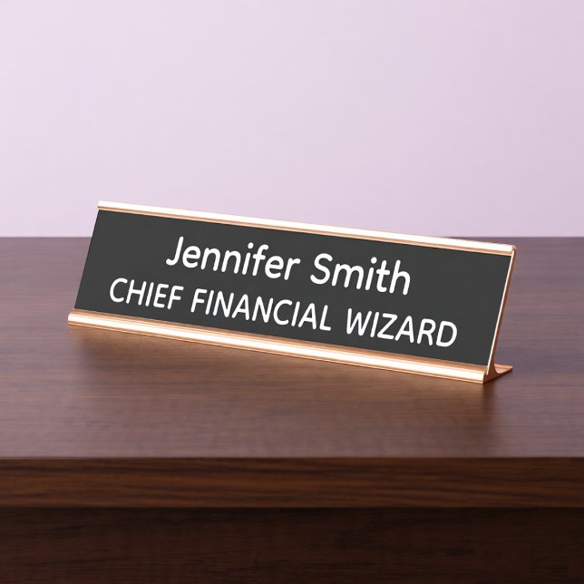 Placa Personalizada con el Nombre de Jefe de Finan (Subido por el creador)
