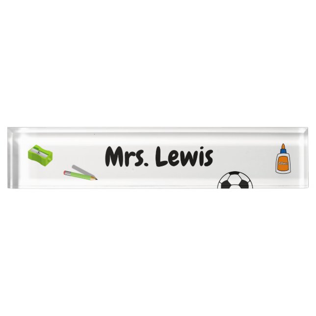 Placa personalizada de escritorio de nombres para  (Anverso)