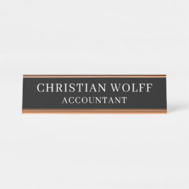 Placa Personalizada Ejecutiva, Letrero de Oficina