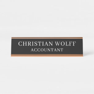 Placa Personalizada Ejecutiva, Letrero de Oficina