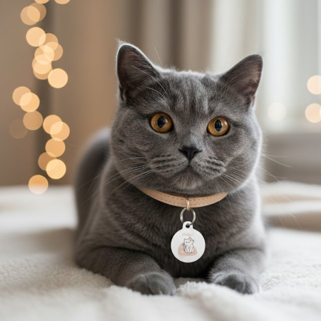 Placa Personalizada para Mascota “Estoy Perdido Ll (Subido por el creador)