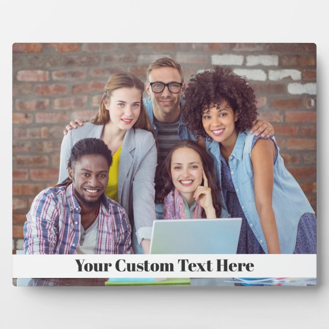 PLACA personalizado DE TEXTO Y FOTO (Frente)