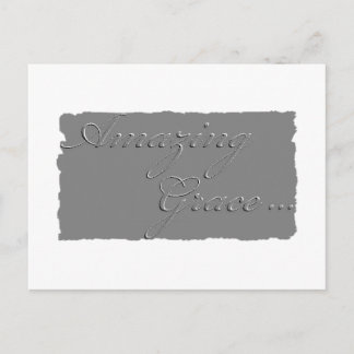 Placa postal de Amazing Grace