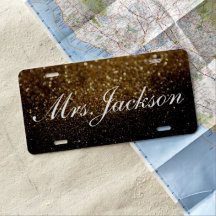 Placa - señora Glitter II