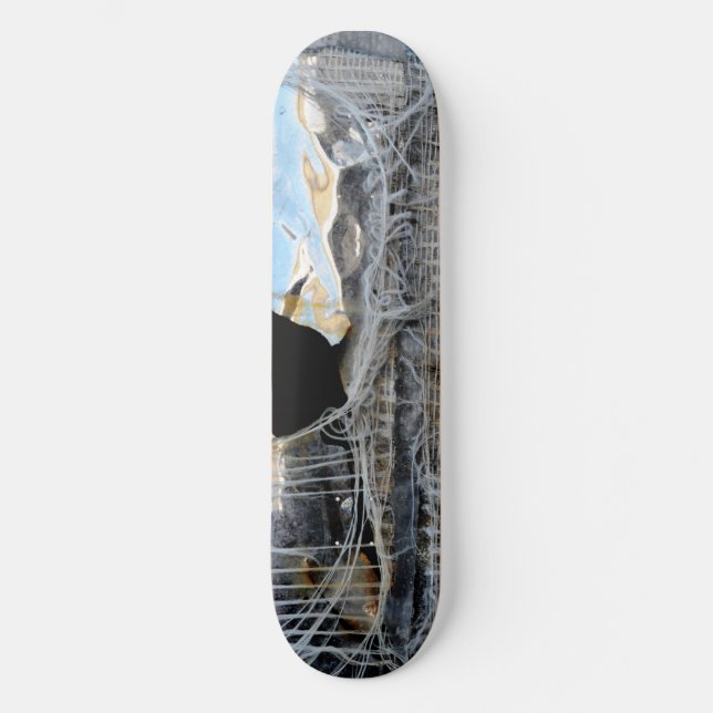 Placa Skateboard "Rusto Chrome & Old Duct Tape" (Anverso)