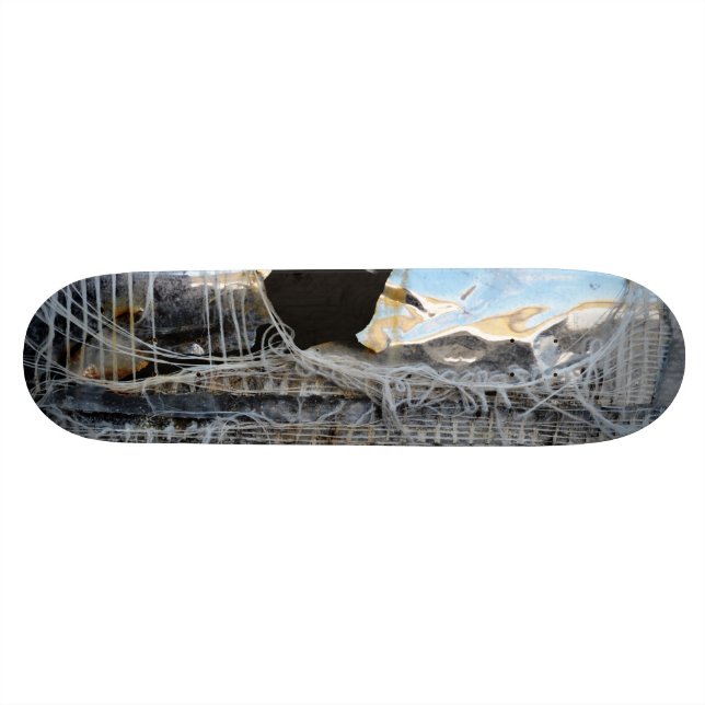 Placa Skateboard "Rusto Chrome & Old Duct Tape" (Horizontal)