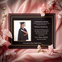 Personalización de la foto de graduación