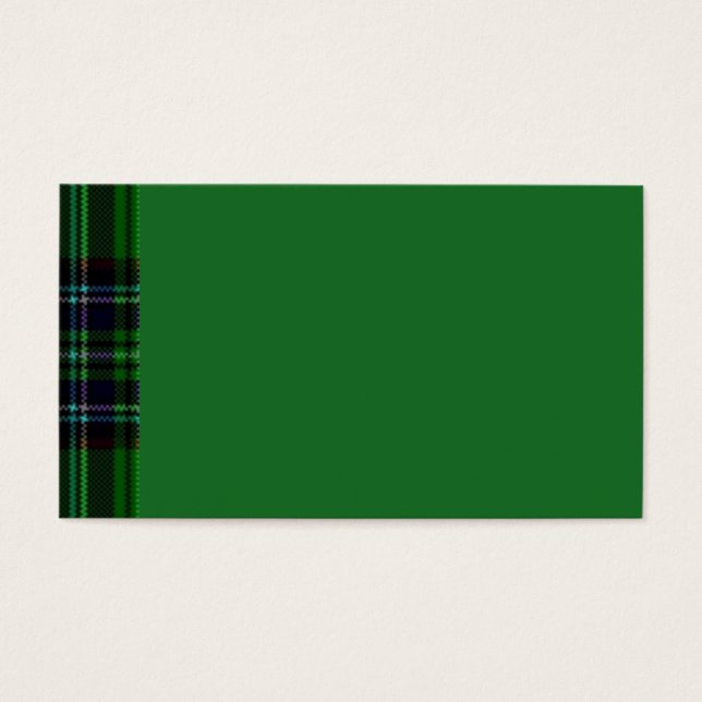 Placa verde y negra (Frente)
